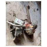 Pair of gas chain saws