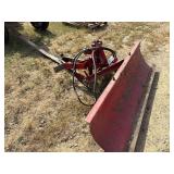 Front push blade, belly mount. Will fit a Ferguson 30 through a Massey Ferguson 65.