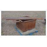 steel box and flat stock