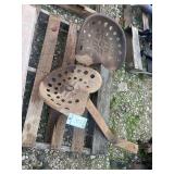 (2) Steel Seats