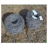 (2) rolls of barbed wire