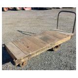 Wooden Cart on Wheels