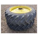 15.5-38 mounted tires