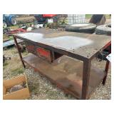Heavy Duty Steel Work Bench