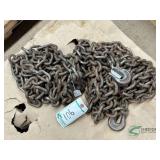 20ft and 14ft log chains with 2 hooks