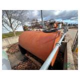 500 gallon fuel tank with pump