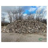 Large pile of boulders buyer is responsible for removal extra time will be given for removal