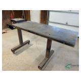 Steel work bench