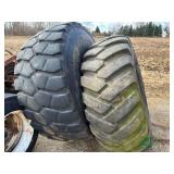 (2) Large tires