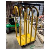 Tire rack cart not included