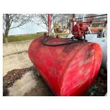 500 gallon diesel fuel tank with electric pump