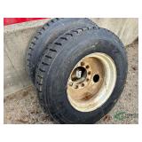 (2) Tires on rims