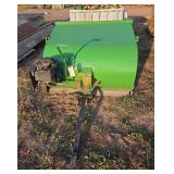 Pull behind power broom, row:4