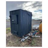 Indoor wood boiler with piping & valves, row:5