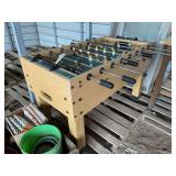 Quality heavy duty foosball table, bldg:green