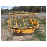 Sioux round bale feeder, row:5