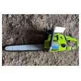 Poulan chainsaw with carrying case, bldg:locked