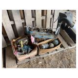 (3) Ford fuel injection pumps & Ford fuel lines, bldg:green