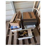 (5) boxes of knives, bldg:locked