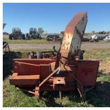 76" George White 3 pt. snow blower, row:3