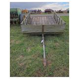 Small single axle farm trailer, row:3