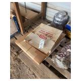 (4) Ford steering wheels 8N-Jullibee-501-4000, Ford grill 2000-7000, bldg:green