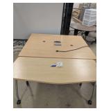 (2) Tables - 1 with outlet