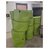 (15) Green Cushion Seats
