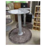 (2) High Top Round Tables
