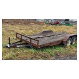 2007 Tandem Axle Flat Bed Trailer