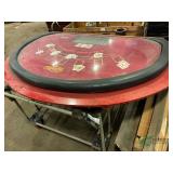 Blackjack table top out of a casino