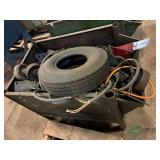 Bin of misc.  casters