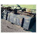 Skid steer landscape rake