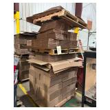 (2) Pallets of unused boxes