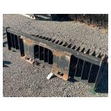 Skid steer tine bucket