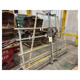 Plywood saw with stand