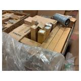 Large crate with numerous filters