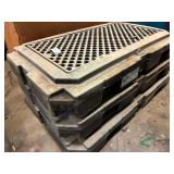 (3) Spill bins to set 55 gallon oil drums on