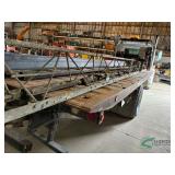 Large concrete gas powered float