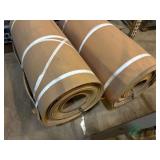 (2) Rolls of rubber conveyor belting