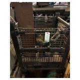 Steel bin with Misc. steel