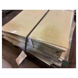 Sheets of plastic panels