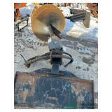 Bobcat auger power head with large bit