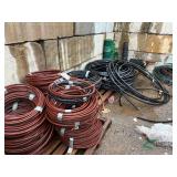 Assorted irrigation pipe some may be used