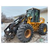 John Deere TC54H Pay Loader showing 14447 hours