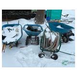 Tree gators, wheel barrels, and more