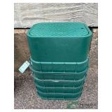 Irrigation valve boxes