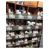 Numerous PVC fittings