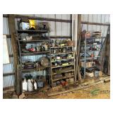 3 Shelving units and contents