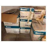 Numerous new Hunter irrigation heads